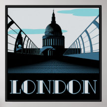 Kunst-Deko-St. Pauls, London Plakat
