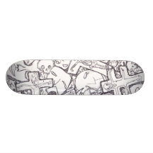 Kunst durch Geisteskranke skatebourd Personalisierte Skatedecks