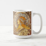 Kunst Nouveau Alphonse Mucha Tierkreis-Becher Tee Haferl