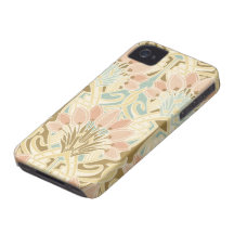 Kunst nouveau Naturblumenmusterkunst iPhone 4 Cover