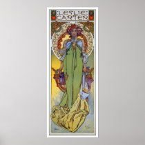 Kunst Nouveau Plakat-Kunst: Leslie Carter durch Mu poster