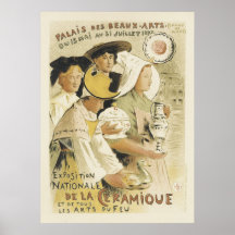 Kunst Nouveau Plakate - Paris Ceramique