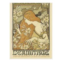 Kunst Nouveau Postkarten - L'ermitage