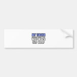 Kunstlehrer… arbeitet für Bier Autosticker