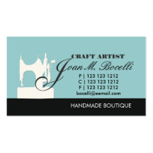 Künstler-beruflicher Kunst-Handwerks-Entwurf Visitenkartenvorlage