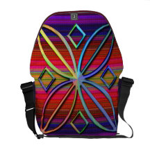 Künstlerische Entwurf Rickshaw-Bote-Tasche Kuriertasche