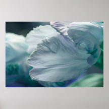 Künstlerisches Blumenplakat mit Tulpe