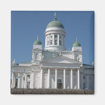 Kupfer-Gewölbte Kirche in Helsinki Magnete