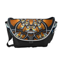Kupferne Schmuck-Rickshaw-Bote-Tasche Kuriertaschen