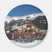 Kupfernes Häuschen Kühlschrankmagnet