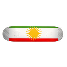 Kurdistan-Flagge Skateboarddecks