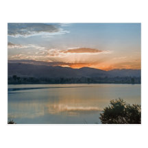 kurz vor Sonnenaufgang Postkarte