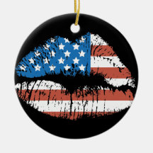 Kuss von Amerika Weihnachtsornament