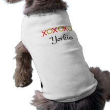 Küsse und Umarmungen, Yorkies Haustierhemden