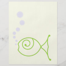Küssen der Fische mit Blasen Flyer
