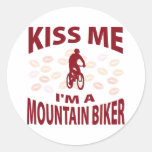 Küssen Sie mich, den ich ein Mountainbiker bin Sticker