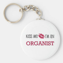 Küssen Sie mich, den ich ein ORGANIST bin Schlüsselbänder