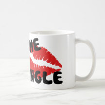 Küssen Sie mich, den ich Single bin Kaffeetasse