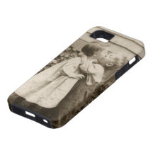 Küssende Kinder. Erster Kuss. Romantisch. iPhone 5 Hülle