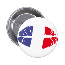 Kussherz FRANKREICH der Liebe I buttons