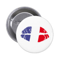 Kussherz FRANKREICH der Liebe I buttons
