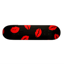 Kussmuster SCHWARZ-ROT Skateboardbrett