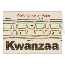 Kwanzaa-Gruß-Karte