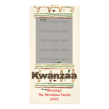 Kwanzaa-Segen-Foto-Karte Individuelle Photo Karten