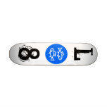L8 ODER SPÄTES SKATEBOARD 2 INDIVIDUELLE SKATEBOARDDECKS
