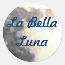 La Bella Luna Aufkleber