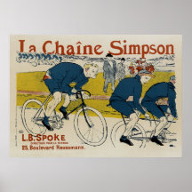 La Chaine Simpson Plakate