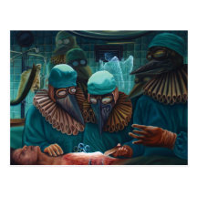 La leçon d'anatomie postkarten