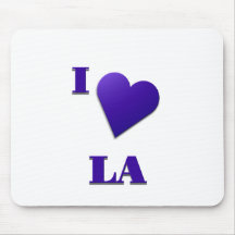LA -- Mitternachtsblau Mousepads