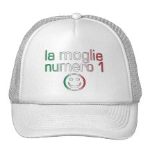 La Moglie Numero 1 - Ehefrau der Nr.-1 auf italien Baseballmützen