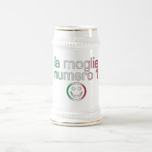 La Moglie Numero 1 - Ehefrau der Nr.-1 auf italien Teetasse