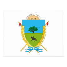 La Pampa Wappen Postkarte