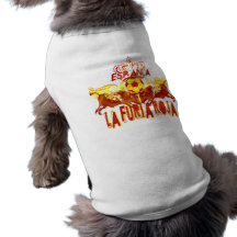 La Roja DoppelToros Rasenstiere futbol Könige Hundetshirt