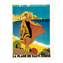 La-Strandde Calvi, Corse Postkarten