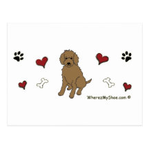 LabradoodleChoco Postkarten