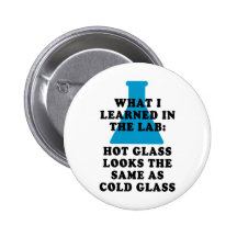 Labrador-Glas Button
