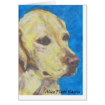 Labrador retriever-Anmerkungs-Karte