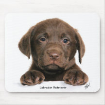 Labrador retriever-Welpe 9Y270D-050 Mauspads