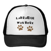 Labrador war hier retro cap