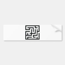 Labyrinthikone Autoaufkleber