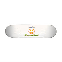 Lächeln ist es Yoga-Zeit! Gesundheits-Fitness-neue Personalisiertes Skateboarddeck