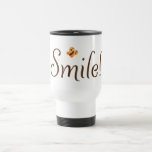 Lächeln! motivierend Becher mit Schmetterling Tee Haferl