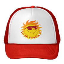 Lächelnder Sommer Sun Cap