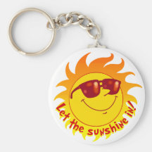 Lächelnder Sommer Sun Schlüsselband