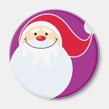 Lächelnder Weihnachtsmann-Magnet Kühlschrankmagnete