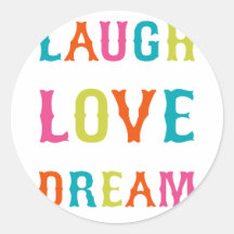 LACHEN-LIEBE-TRAUM! STICKER